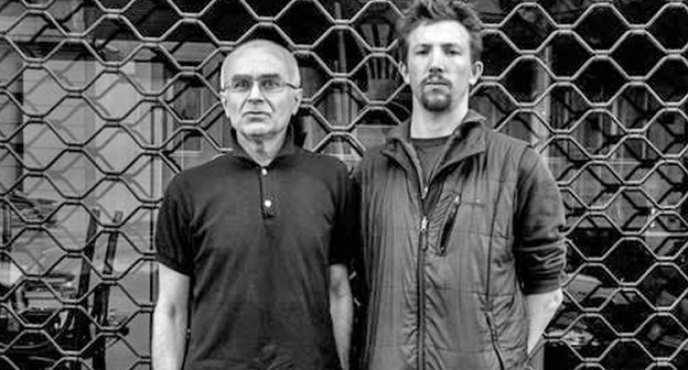 Андреа Рочелли и Андрей Миронов. Фото La Repubblica, http://argumentua.com/reportazh/pogibshii-v-ukraine-fotograf-andrea-rochelli