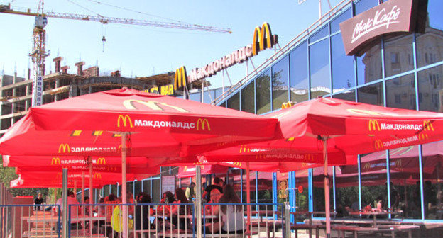 Ресторан McDonald's в Волгограде. Сентябрь 2014 г. Фото Вячеслава Ященко для "Кавказского узла"