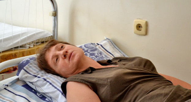 Ольга Мартынюк в больнице. Сочи, сентябрь 2014 г. Фото Светланы Кравченко для "Кавказского узла"
