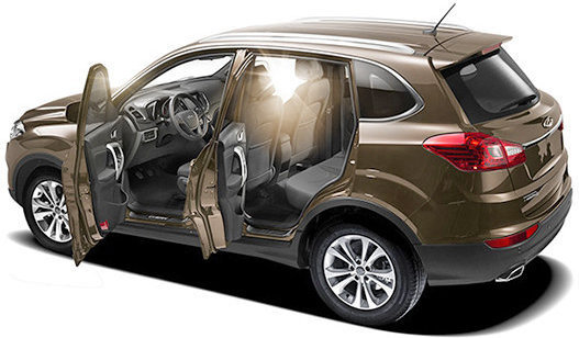 Автомобиль Chery Tiggo 5. Фото: http://www.chery.ru/models/tiggo5/exterior