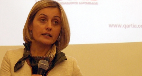 Тамар Рухадзе. Фото Эдиты Бадасян для "Кавказского узла"