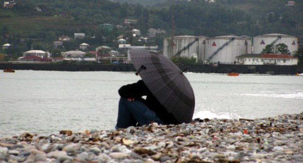Батуми в осеннее ненастье. Аджария, Грузия. Фото Юлии Кашеты для "Кавказского узла".
