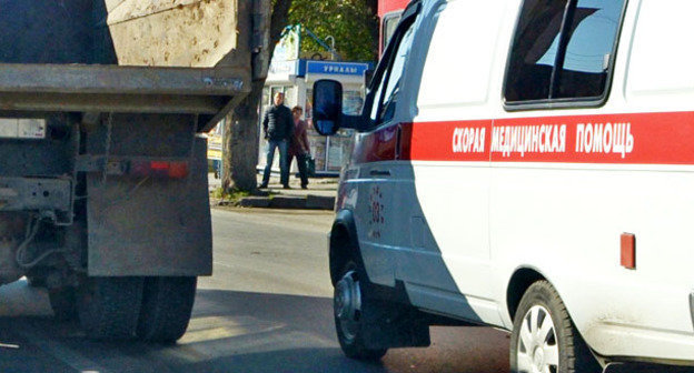 Машина скорой помощи. Фото Олега Пчелова для "Кавказского узал"