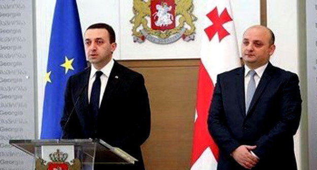 Ираклий Гарибашвили и Миндия Джанелидзе (справа). Фото http://newsgeorgia.ru/