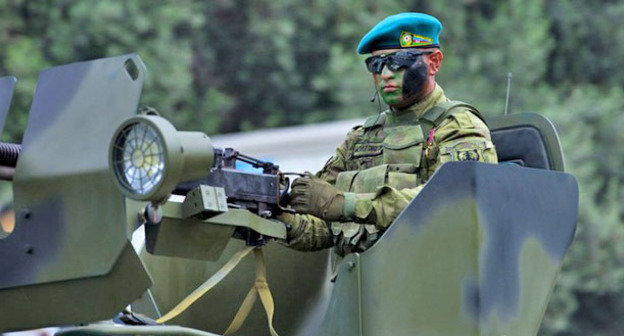 Бронетранспортер "Кобра" Азербайджанских вооруженных сил. Фото Азиза Каримова для "Кавказского узла"