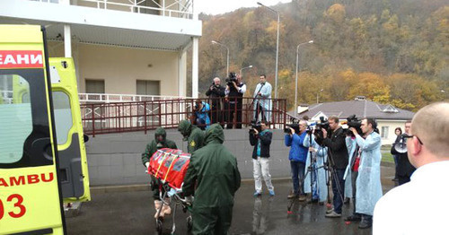 Учения в Инфекционной больницы №2. Сочи, ноябрь 2014 г. Фото: министерство здравоохранения Краснодарского края http://www.infectsochi.ru/news/57