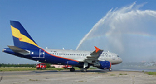 Аэробус кампании  "Донавиа". Фото: http://tibetrest.ru/articles/novosti/donavia-budet-letat-iz-krasnodara-v-peterburg/