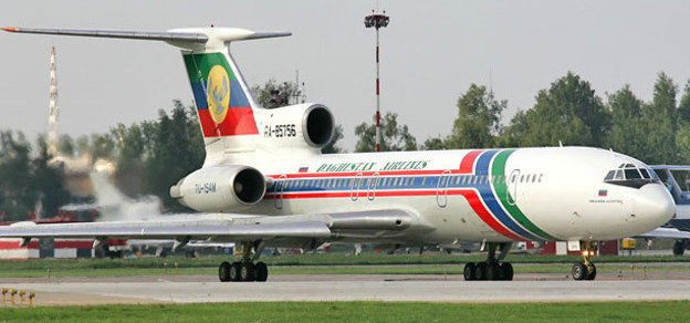 Самолет ТУ-154 Дагестанских авиалинии. Фото: Dmitriy Pichugin https://ru.wikipedia.org