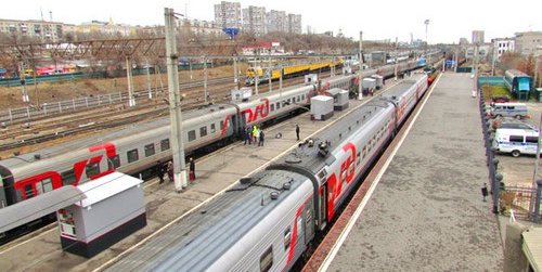 Перроны Центрального вокзала Волгограда. Фото Вячеслава Ященко для "Кавказского узла"