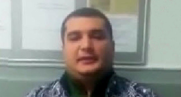 Андраник Цаканян. Кадр из оперативного видео ГУ МВД России по Ставропольскому краю