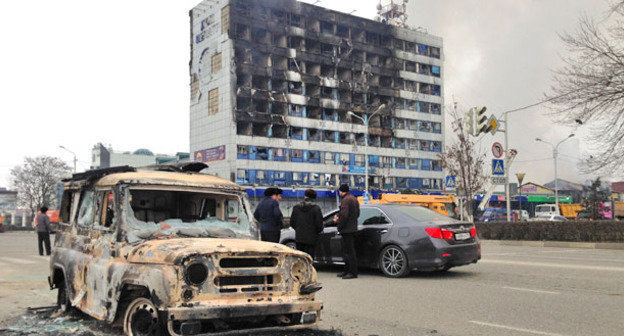 Дом печати, после проведения КТО. Грозный, 4 декабря 2014 г. Фото Магомеда Магомедова для "Кавказского узла"