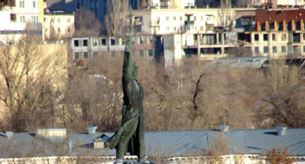 Памятник чекистам 10-й дивизии НКВД. Волгоград. Фото Вячеслава Ященко для "Кавказского узла"