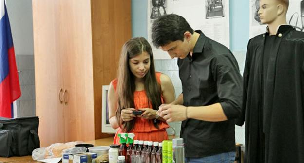 Института бизнеса. Кабинет криминалистики. КБР. Фото Людмилы Маратовой для "Кавказского узла"