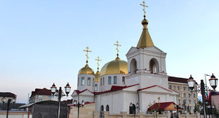 Церковь архангела Михаила в Грозном. Фото Магомеда Магомедова для "Кавказского узла"