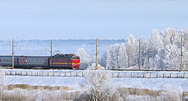 Электропоезд в пути. Фото: http://rzd.ru/