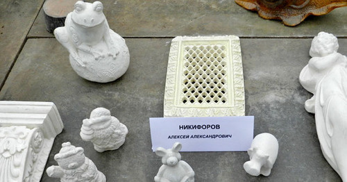 Работы Алексея Никифорова, представленные в ботаническом саду. Волгоград, 6 февраля 2015 г. Фото Татьяны Филимоновой для "Кавказского узла"