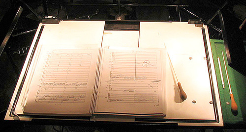 Дирижёрская партитура. Фото:  https://ru.wikipedia.org/wiki/%CF%E0%F0%F2%E8%F2%F3%F0%E0#mediaviewer/File:Full_score.jpg