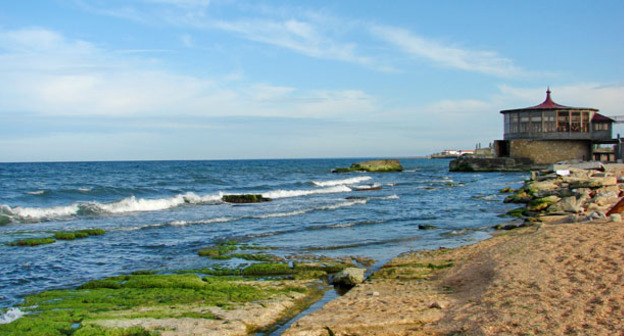 Каспийское море. Дагестан. Фото Ахмеда Альдебирова для "Кавказского узла"