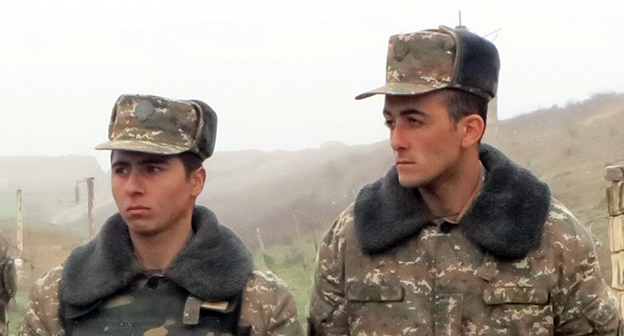 Военнослужащие армии НКР. Фото Алвард григорян для "Каувказского узла"