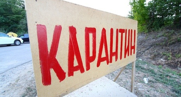 Табличка "Карантин". Фото: Юрий Гречко / Югополис, http://www.yugopolis.ru/news/incidents/2010/09/13/6198/proisshestviya