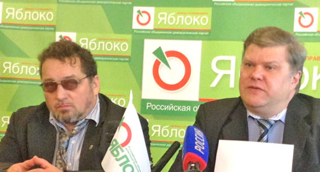 Андрей Бабушкин и Сергей Митрохин. Фото Елены Романовой для "Кавказского узла"