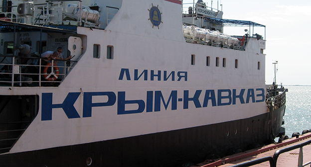 Паром на Керченской переправе. Фото Нины Тумановой для "Кавказского узла"