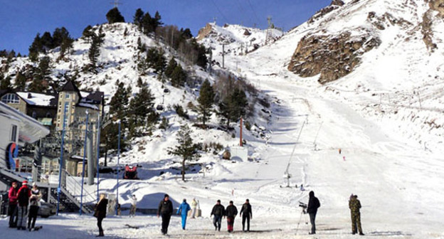 Приэльбрусье. Поляна Азау. Фото Луизы Оразаевой для "Кавказского узла"