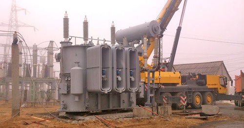 Подстанция в Цунтинском районе Дагестана. Фото предоставлено Пресс-службой ОАО "Дагэнергосеть"