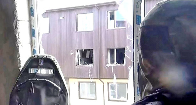 Спецоперация в Махачкале. 21 марта 2015 г. Фото http://nac.gov.ru/