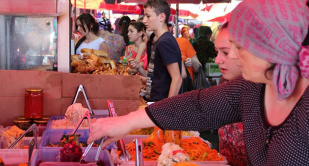 Рынок в Грозном. Фото Магомеда Магомедова для "Кавказского узла"