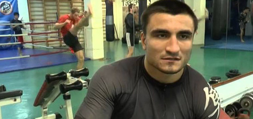 Михаил Колобегов. Кадр из видео пользователя PROFC MMA http://www.youtube.com/