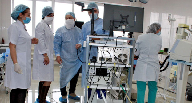 В Республиканской клинической больнице. Нальчик. Фото http://pravitelstvo.kbr.ru/