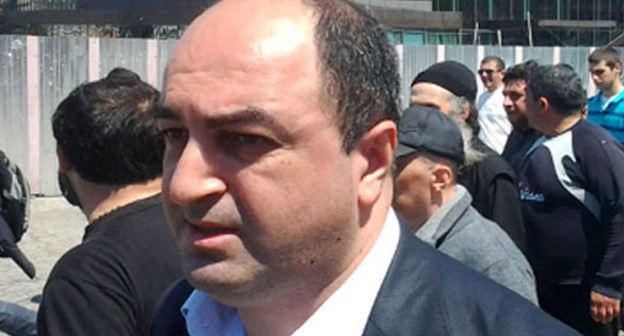 Грузинский омбудсмен Уча Нануашвили. Фото Беслана Кмузова для "Кавказского узла"