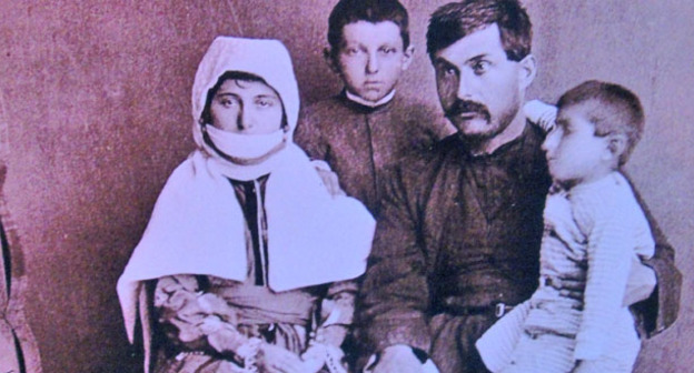 В Ереване открылась выставка «Помню и требую. Возрождение», приуроченная к столетию геноцида армян. 17 апреля 2015 г. На снимке: один из экспонатов Музея истории города. Фото Инессы Саргсян для "Кавказского узла"