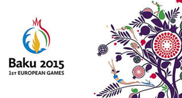 Логотип и символика Европейских игр в Баку. Фото: http://novosti.az/sport/20150417/302066206.html