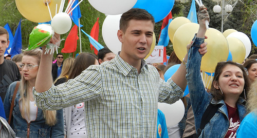 Участники демонстрации. Фото Татьяны Филимоновой для "Кавказского узла" Участники демонстрации. Фото Татьяны Филимоновой для "Кавказского узла"