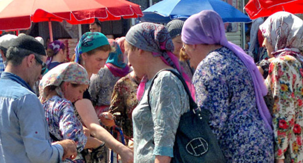 Рынок в Грозном. Фото корреспондента "Кавказского узла"
