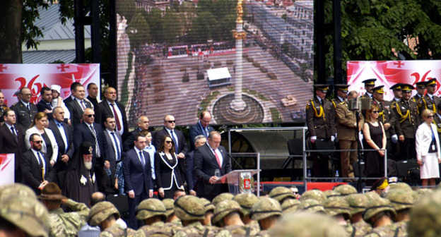 Празднование Дня независимости в Грузии. Тбилиси, 26 мая 2015 г. Фото Беслана Кмузова для "Кавказского узла"