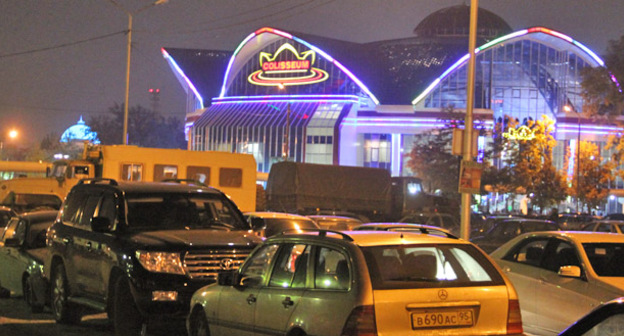 Спортивная арена Колизей, где проходил бой между Чагаевым и Окендо. Фото Магомеда Магомедова для "Кавказского узла"