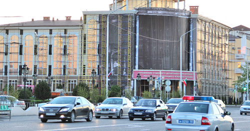 Управление судебного департамента при Верховном суде РФ в Чеченской республике. Фото Магомеда Магомедова для "Кавказского узла" 