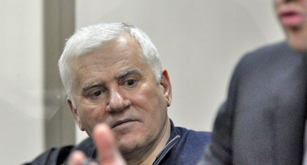 Саид Амиров в зале суда. Фото Олега Пчелова для "Кавказского узла"