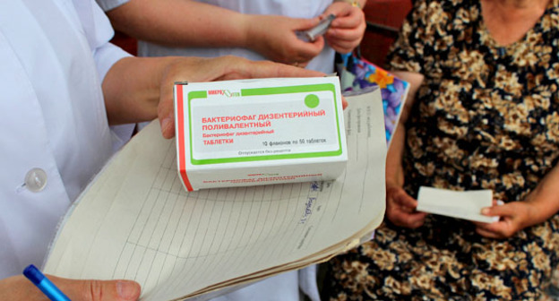 Вакцинация жителей Алагира. Июнь 2015 г. Фото Эммы Марзоевой для "Кавказского узла"