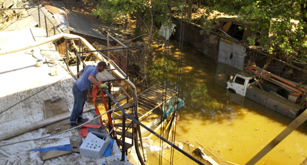 Последствия наводнения в Тбилиси. Июнь 2015 г. Фото Беслана Кмузова для "Кавказского узла"
