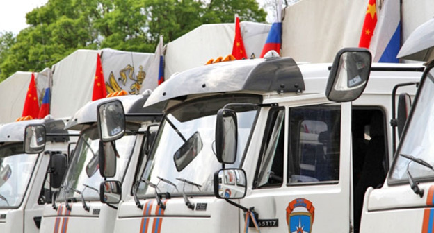 Гуманитарный конвой МЧС России. Фото http://26.mchs.gov.ru/