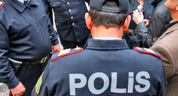 Сотрудники полиции. Фото Азиза Каримова для "Кавказского узла"