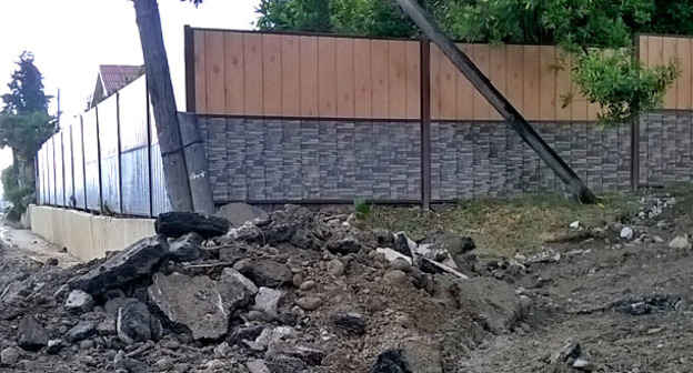 Последствия наводнения в Сочи. 26 июня 2015 г. Фото Анны Грицевич для "Кавказского узла"