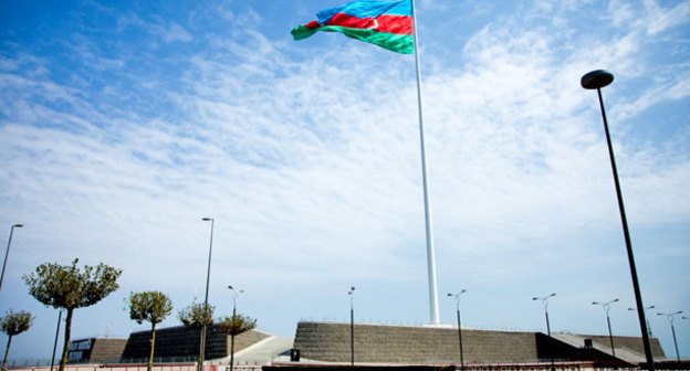 Площадь государственного флага в Баку. Фото Азиза Каримова для "Кавказского узла"