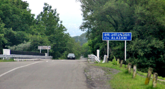 Мост  через реку Алазани в Панкисисском ущелье. Фото "Кавказского узла"