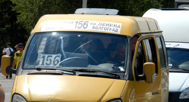 Маршрутное такси н улицах Волгограда. Фото Татьяны Филимоновой для "Кавказского узла"