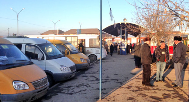 Городской автовокзал в Назрани. Ингушетия. Фото Магомеда Магомедова для "Кавказского узла" 